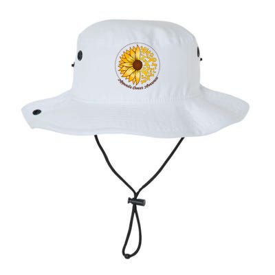 Appendix Cancer Awareness Sunflower Ribbons Legacy Cool Fit Booney Bucket Hat