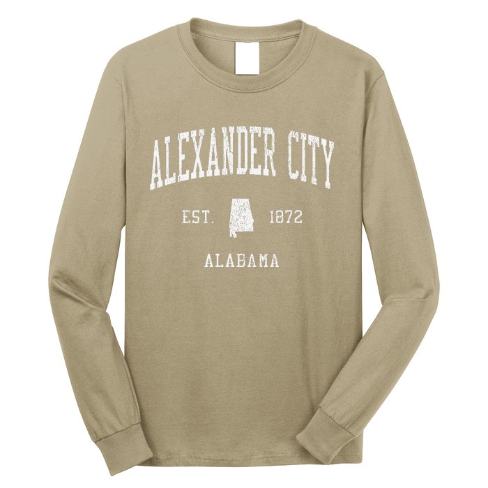 Alexander City Al Vintage Athletic Sports Js01 Long Sleeve Shirt