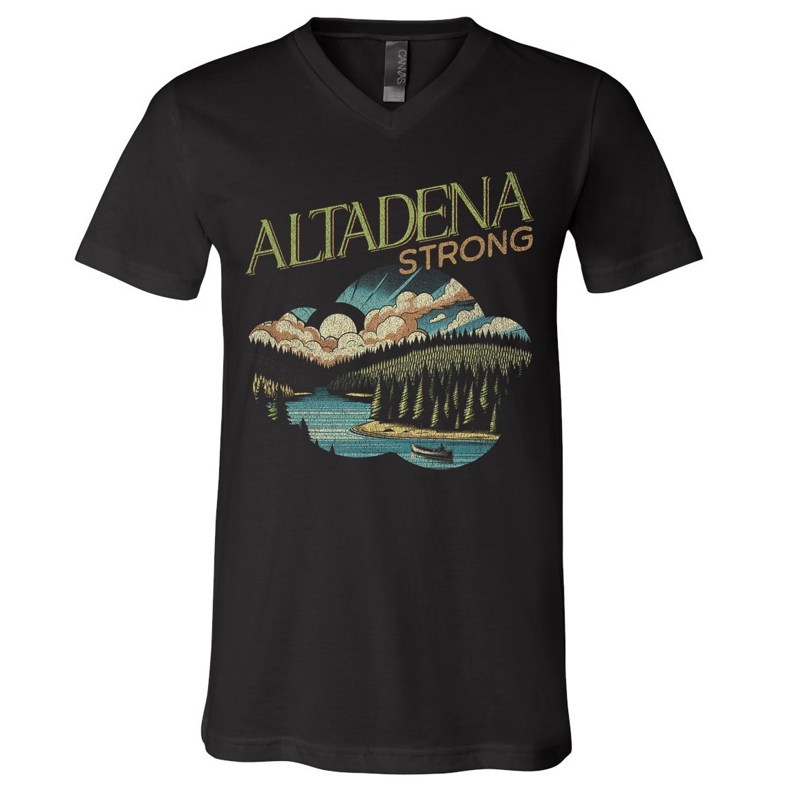 Altadena California V-Neck T-Shirt
