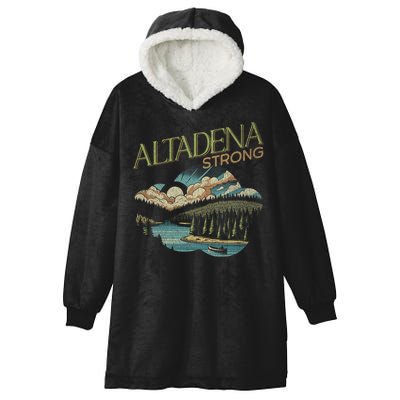 Altadena California Hooded Wearable Blanket