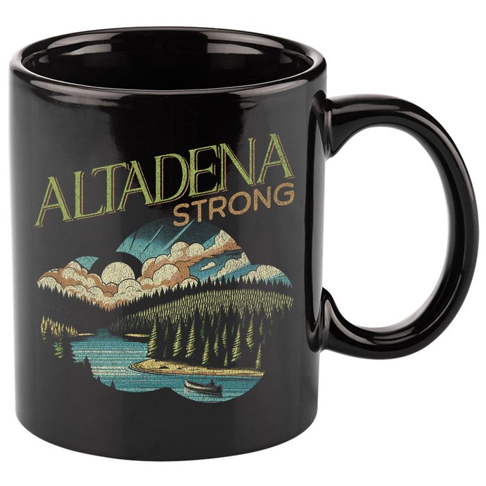 Altadena California 11oz C Handle Ceramic Mug