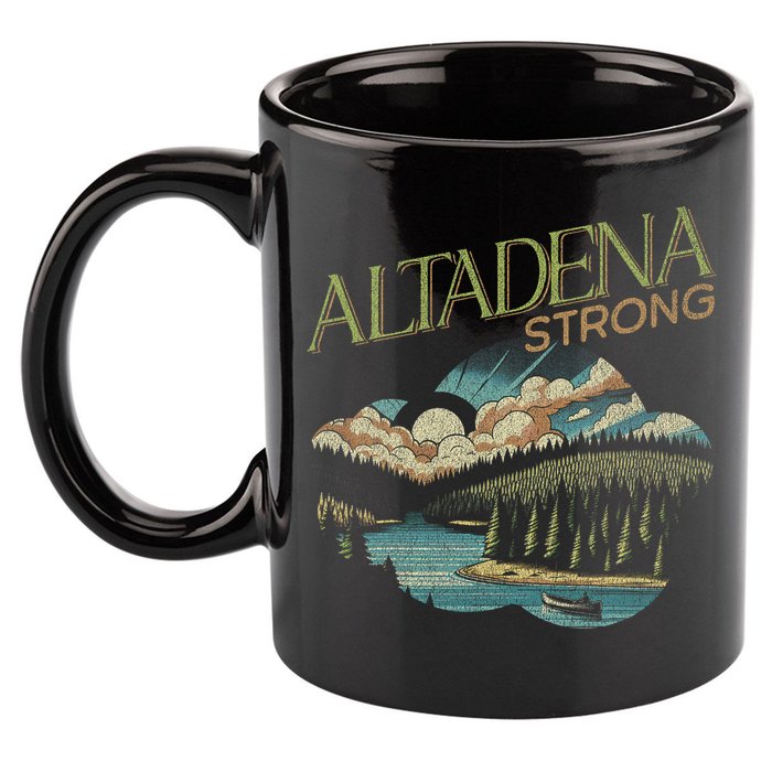 Altadena California 11oz C Handle Ceramic Mug