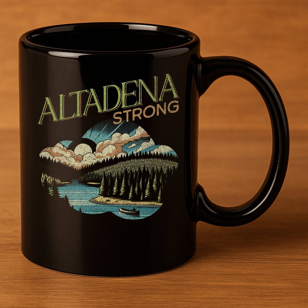 Altadena California 11oz C Handle Ceramic Mug