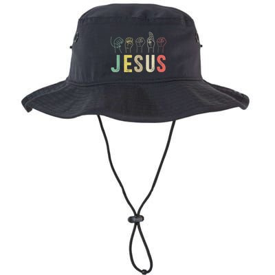 Asl Christian American Sign Language Religious Deaf Pride Legacy Cool Fit Booney Bucket Hat