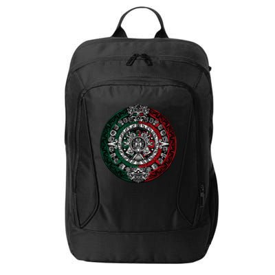 Aztec Calendar Azteca Sun Stone Mexico Flag Irt City Backpack