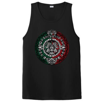 Aztec Calendar Azteca Sun Stone Mexico Flag Irt PosiCharge Competitor Tank