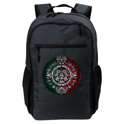 Aztec Calendar Azteca Sun Stone Mexico Flag Irt Daily Commute Backpack