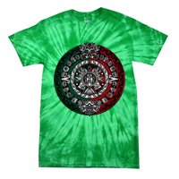 Aztec Calendar Azteca Sun Stone Mexico Flag Irt Tie-Dye T-Shirt