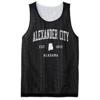 Alexander City Al Vintage Athletic Sports Mesh Reversible Basketball Jersey Tank