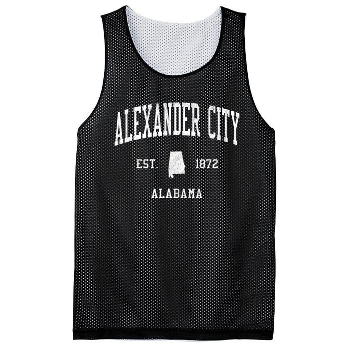 Alexander City Al Vintage Athletic Sports Mesh Reversible Basketball Jersey Tank