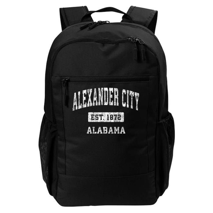 Alexander City Alabama Al Vintage Sports Daily Commute Backpack