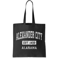 Alexander City Alabama Al Vintage Sports Tote Bag