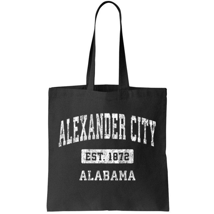 Alexander City Alabama Al Vintage Sports Tote Bag