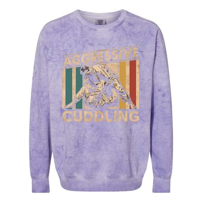 Aggressive Cuddling Colorblast Crewneck Sweatshirt