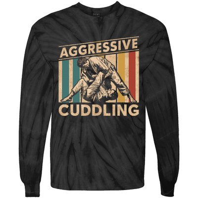 Aggressive Cuddling Tie-Dye Long Sleeve Shirt