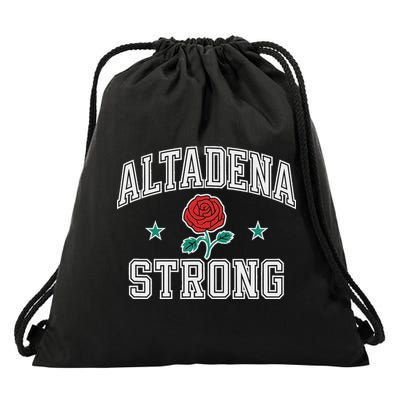 Altadena California Altadena Strong Drawstring Bag