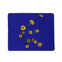 Aquarius Constellation As Flowers Zodiac Gift Mousepad