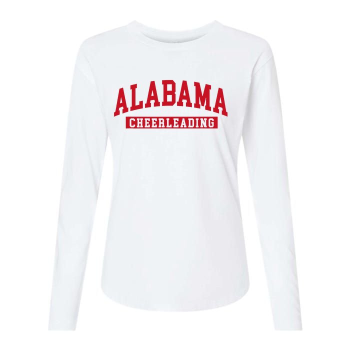 Alabama Cheerleading Womens Cotton Relaxed Long Sleeve T-Shirt