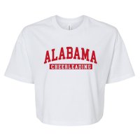 Alabama Cheerleading Bella+Canvas Jersey Crop Tee