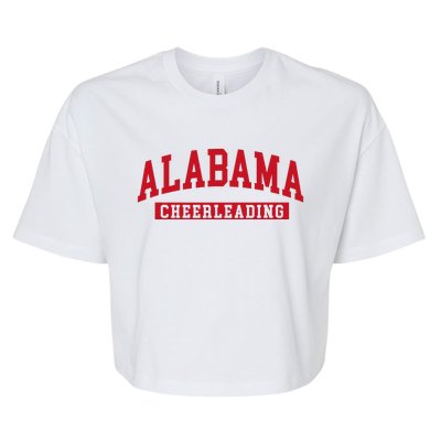 Alabama Cheerleading Bella+Canvas Jersey Crop Tee