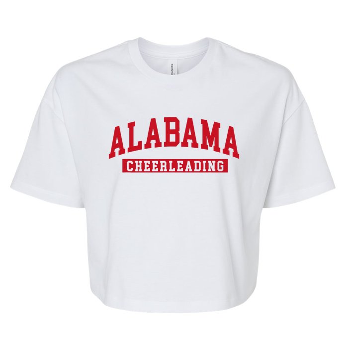 Alabama Cheerleading Bella+Canvas Jersey Crop Tee