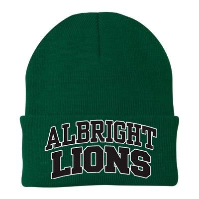 Albright College Arch Knit Cap Winter Beanie