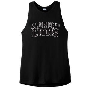 Albright College Arch Ladies PosiCharge Tri-Blend Wicking Tank