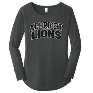 Albright College Arch Women's Perfect Tri Tunic Long Sleeve Shirt