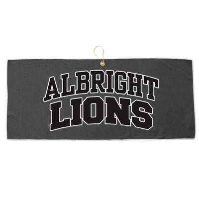 Albright College Arch Large Microfiber Waffle Golf Towel