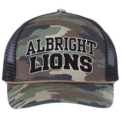 Albright College Arch Retro Rope Trucker Hat Cap