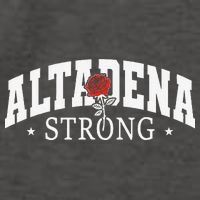Altadena California Altadena Strong Gift Vector Backpack