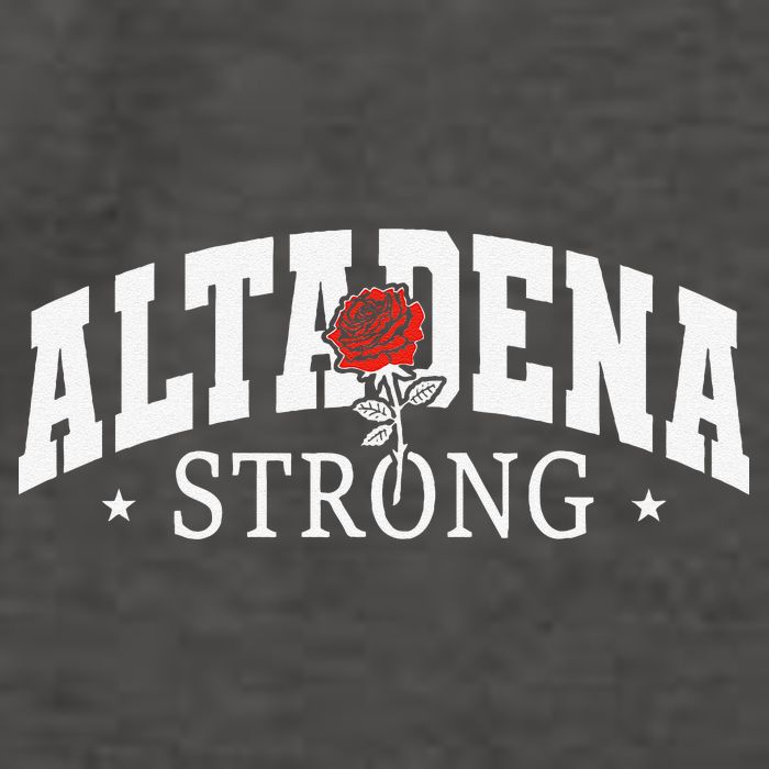 Altadena California Altadena Strong Gift Vector Backpack