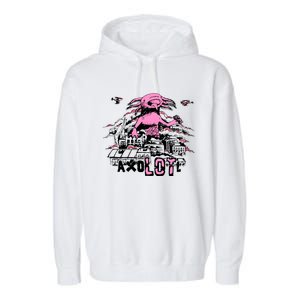 Axolotl Cute Garment-Dyed Fleece Hoodie