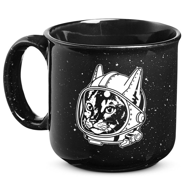 Astro Cat 15oz Campfire Ceramic Mug