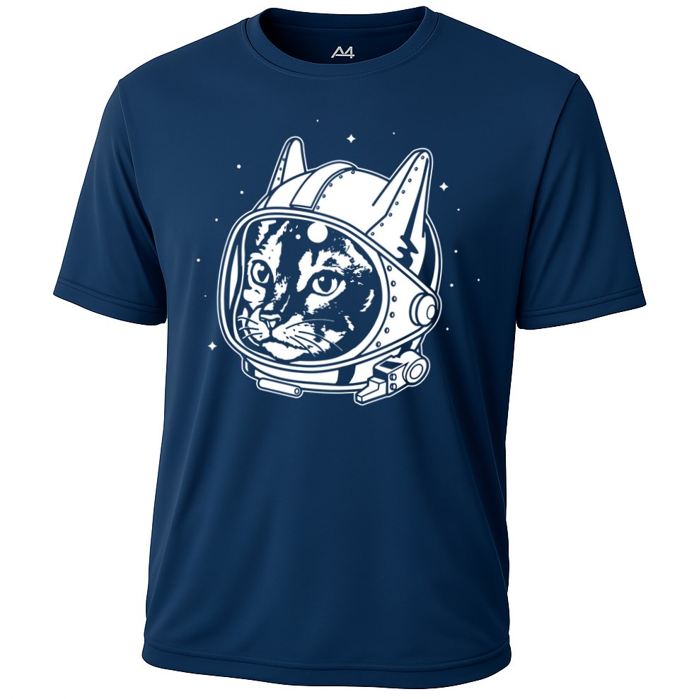 Astro Cat Cooling Performance Crew T-Shirt