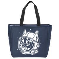 Astro Cat Zip Tote Bag