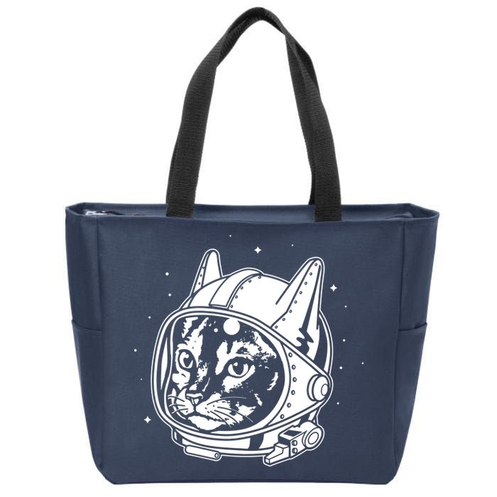 Astro Cat Zip Tote Bag