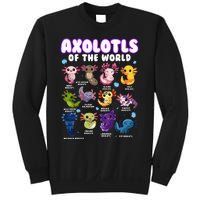 Axolotl Cute Axolotls Animals Of The World Herpetology Sweatshirt