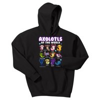 Axolotl Cute Axolotls Animals Of The World Herpetology Kids Hoodie