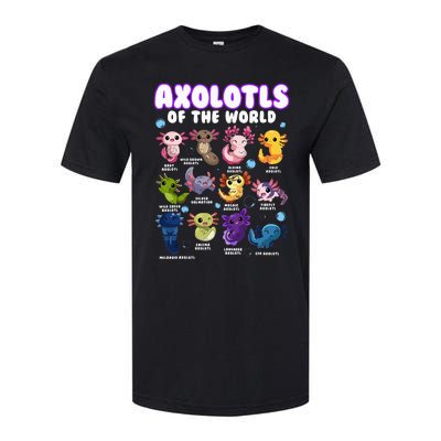 Axolotl Cute Axolotls Animals Of The World Herpetology Softstyle CVC T-Shirt