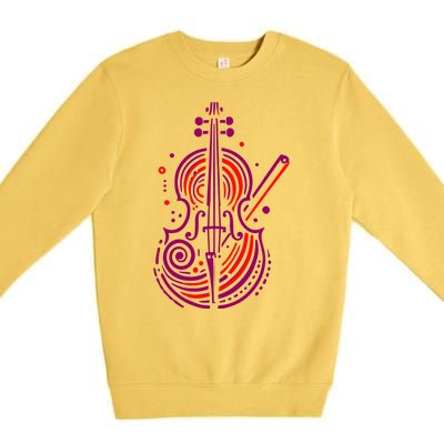 Artistic Cello Premium Crewneck Sweatshirt