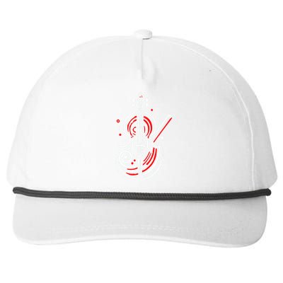 Artistic Cello Snapback Five-Panel Rope Hat