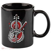 Artistic Cello 11oz C Handle Ceramic Mug