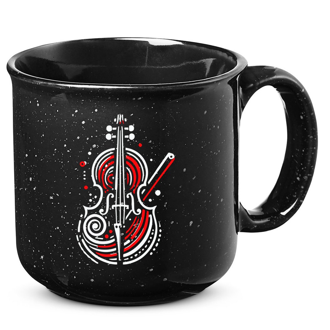 Artistic Cello 15oz Campfire Ceramic Mug