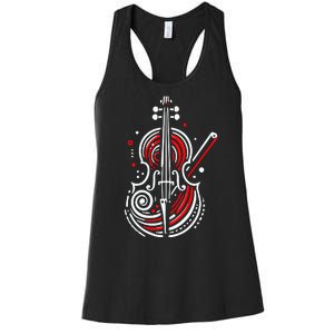 Artistic Cello Women's Racerback Tank