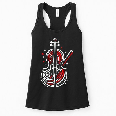 Artistic Cello Womens Tank Top