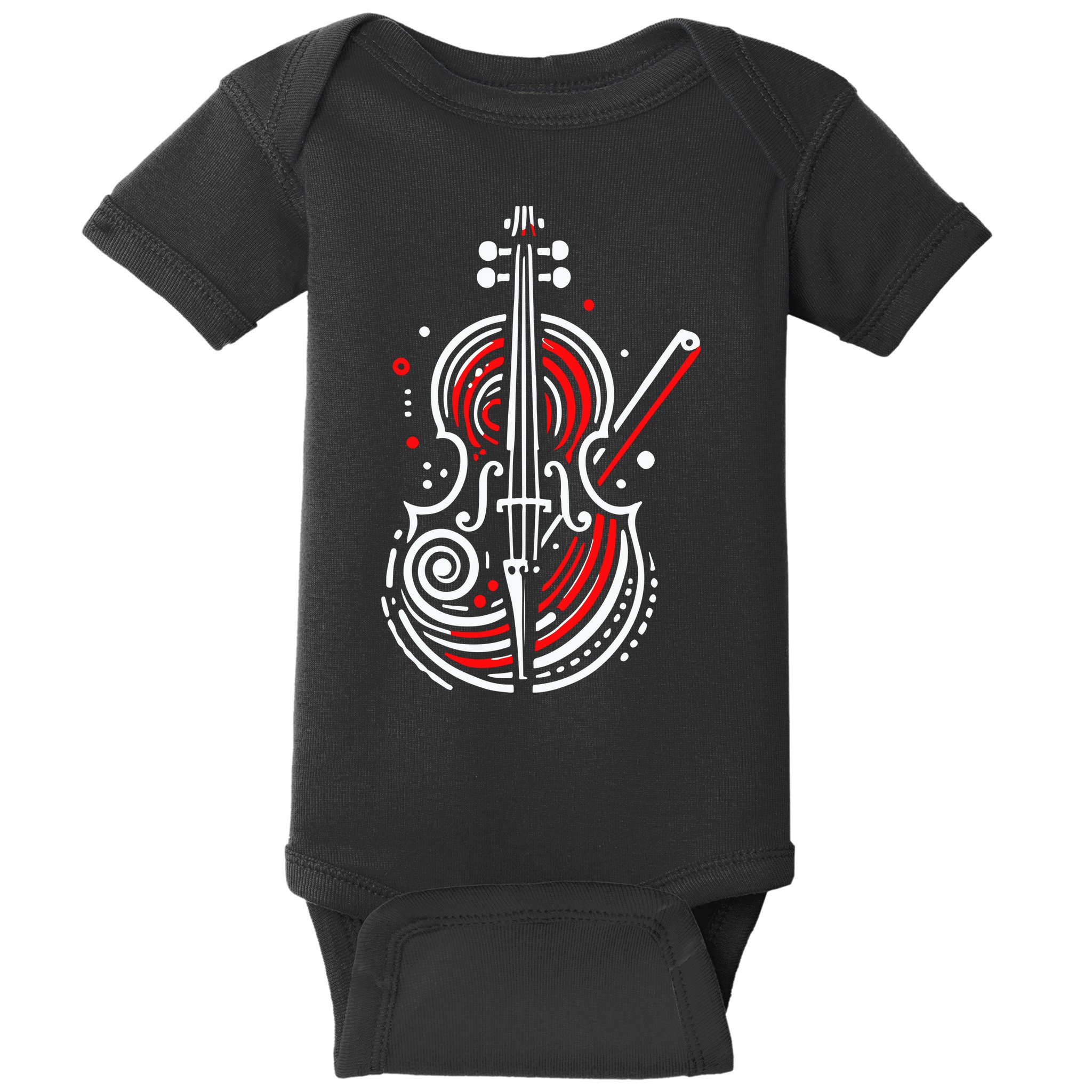 Artistic Cello Baby Bodysuit