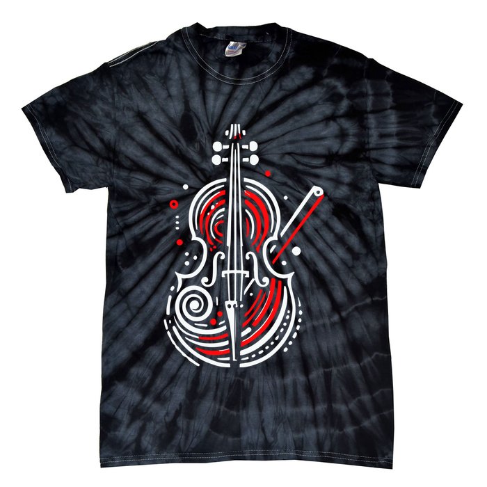 Artistic Cello Tie-Dye T-Shirt