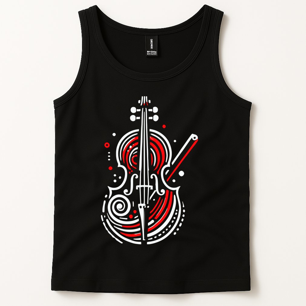 Artistic Cello Tank Top