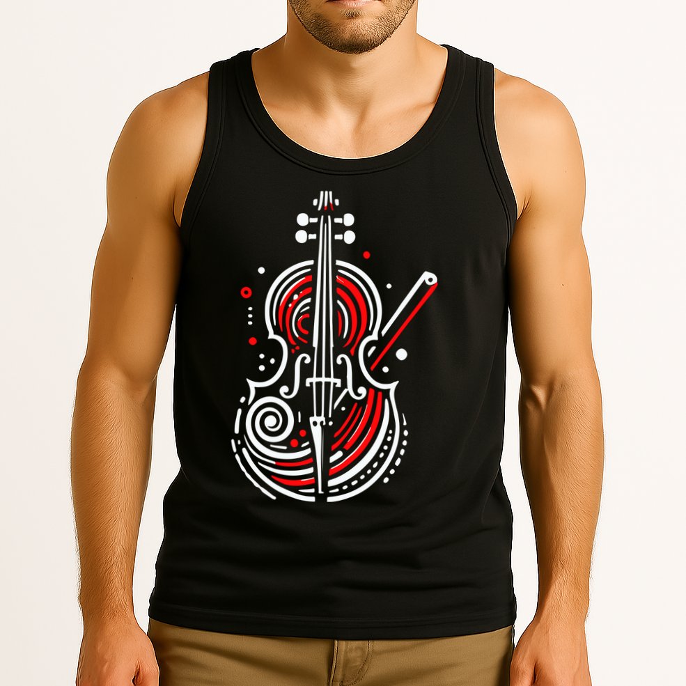 Artistic Cello Tank Top